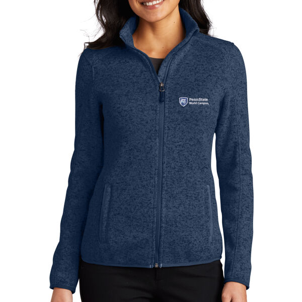 EMB - Women's Sweater Fleece Jacket Thumbnail